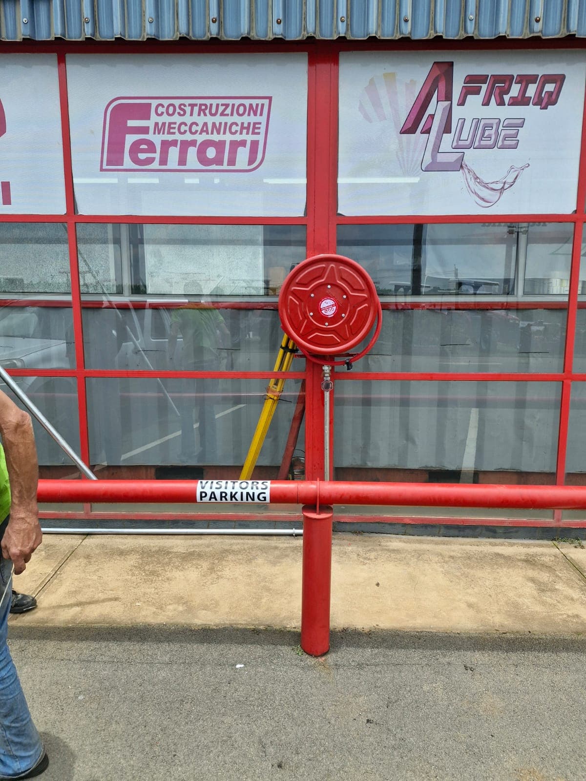 Outdoor Fire Hose Reel Stand