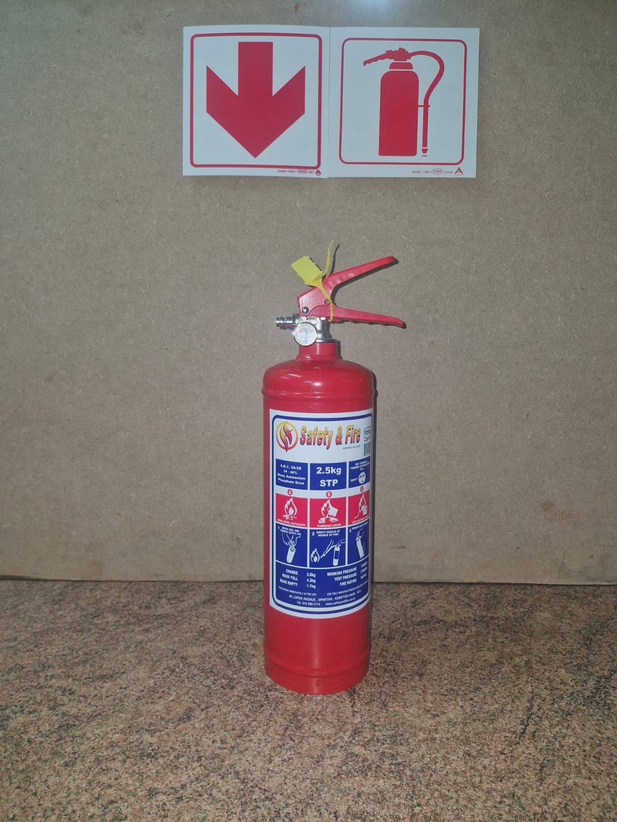 2.5kg DCP Fire Extinguisher